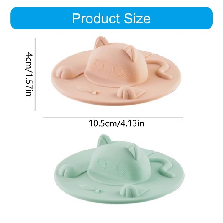 Coffee Mug Lid Lovely Cats Silicone Cup Lid Dustproof Camping Mug Covers for Hot and Cold Beverages Cup Easy To Clean