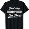 Baseballshirt Das ist mein Bruder da draußen Lustiges T-Shirt