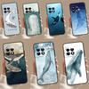 Cartoon Whale Case For OnePlus 12 11 9 10 Pro 12R 10R 9R 8T 10T Nord 3 2T N10 N20 N30 CE 2 Lite CE4 Cover
