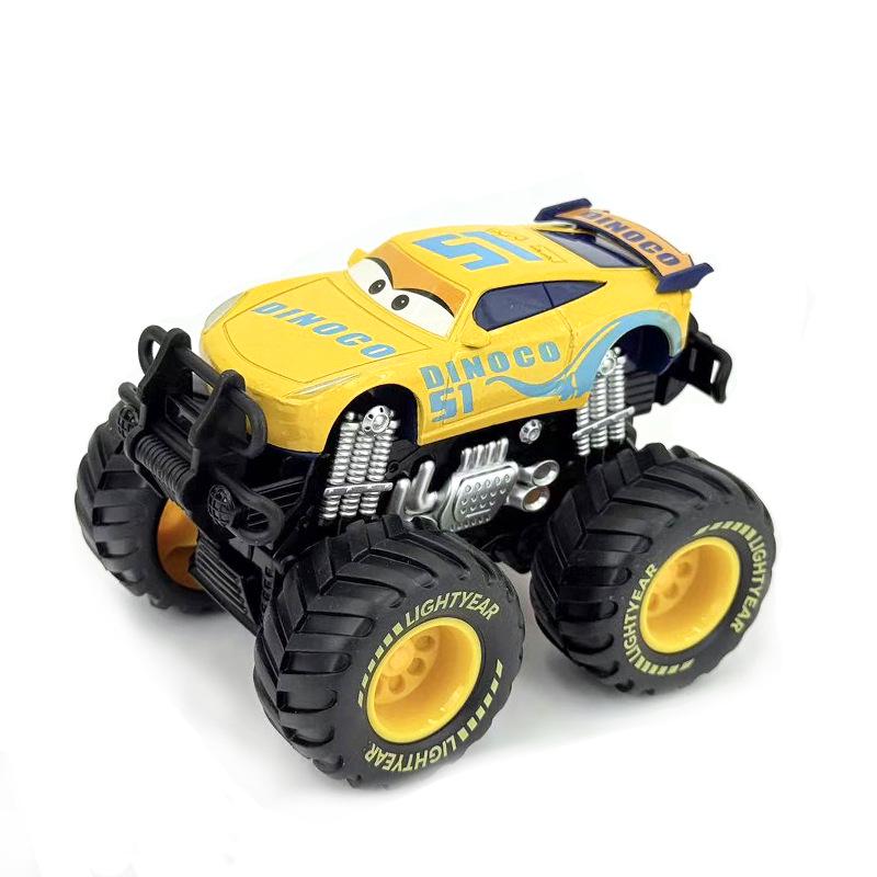 Alloy Inertial Off-Road Racing Car: Four-Wheel Drive Big Foot Vehicle for Boys