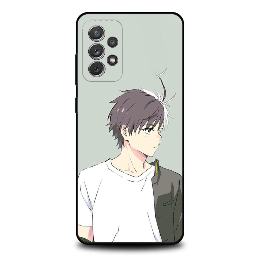 Anime Wind Breaker Sakura Phone Case For Samsung S25,S24,S21,S22,S23,S30,Ultra,S20,Plus,Fe,Lite,Note,10,9,5G Black Cover