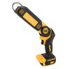 Cordless LED Work Light 6000 6500K 2 Brightness Levels 90 Degree Rotatable Battery Powered LED Work Light with Hook