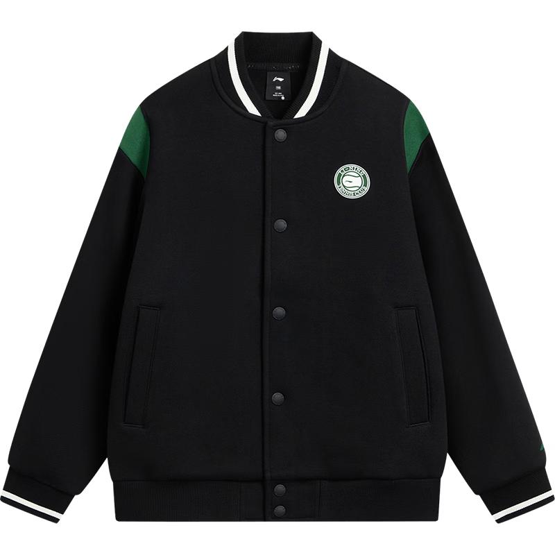 Li-Ning Boys  Tennis Series Embroidered Baseball Jacket 160