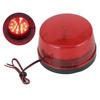 Lampe d'avertissement à LED stroboscopique d'urgence Lampe de signalisation DC12V Lentille rouge pour camping-car Caravane Camion