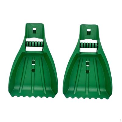 2Pcs Twigs Collector, Ergonomic Leaves Removal Leaf Grabbers Cleaning Tool for Farming Lawns Home