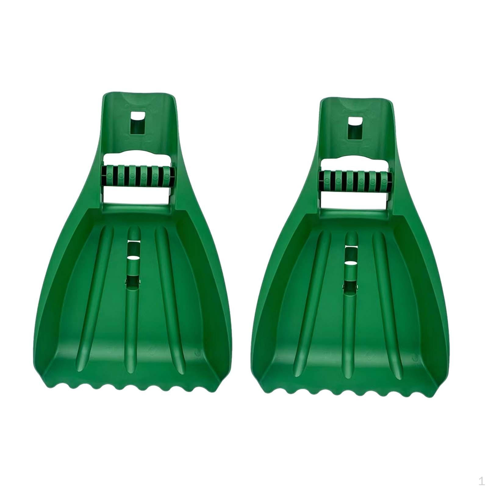 

2 шт. Сборщик веток, Эргономичный инструмент для удаления листьев, захваты для листьев, инструмент для очистки для сельского хозяйства, газонов, дома