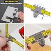 2pcs Precision and Clear Metal Measuring Tape Clip Holder for Woodworking Positioning Accessories, Easy To Mark Scribing Drawing Lines Flexible Ruler