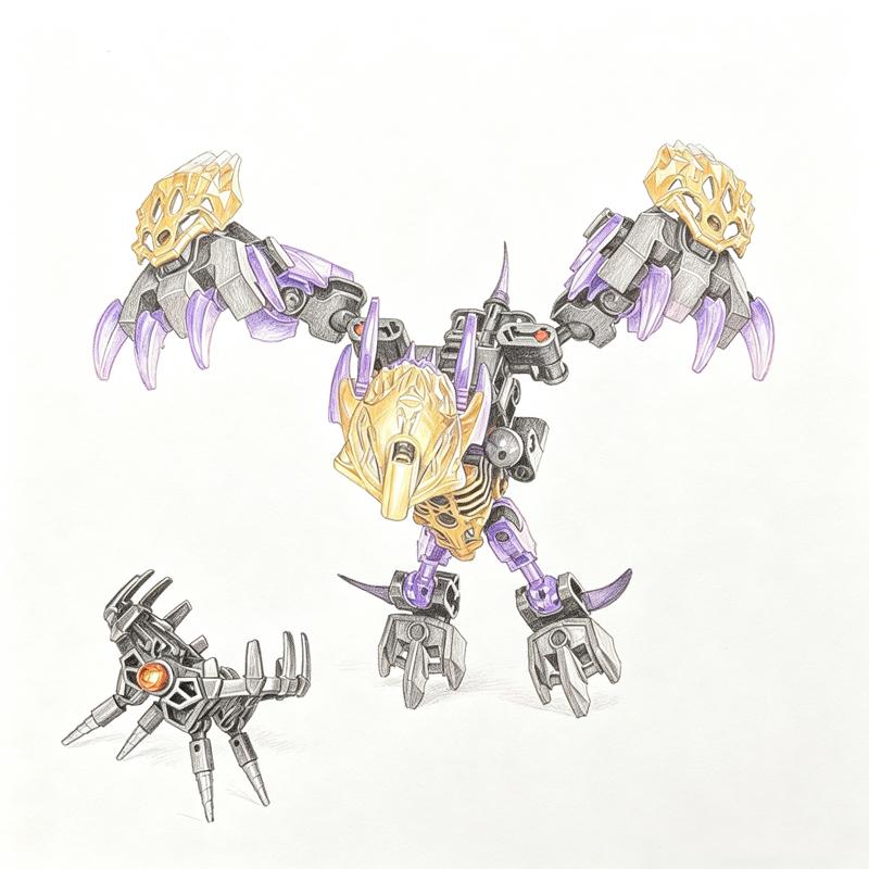 Bionicle Series Skull Warrior Mask Maker Building Blocks Anime Action Figures Soldier Warrior Bricks Toys For Boys Kids Gifts