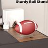 2 Pcs Acrylic Acrylic Display Holder 15x8.9x3.4cm Rugby Ball Display Stand  For Sports Balls