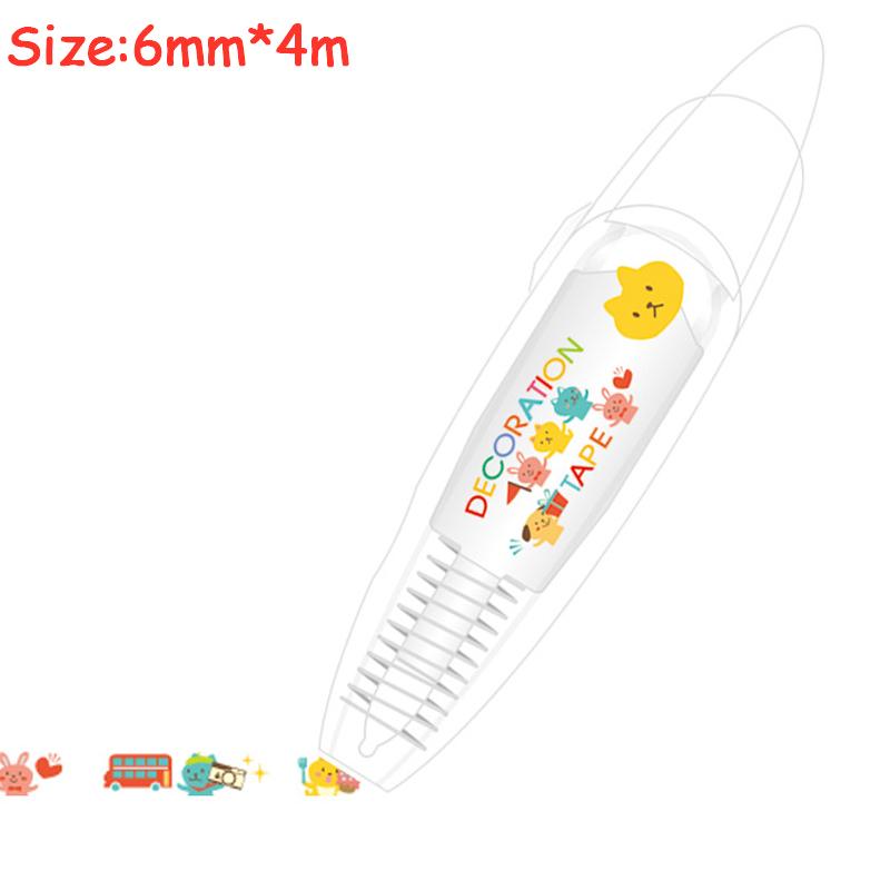 Kawaii Correction Belt Kawaii Accessories Girls Hand Account Decorative Stickers Marker Pen School Stationery Office Supplies