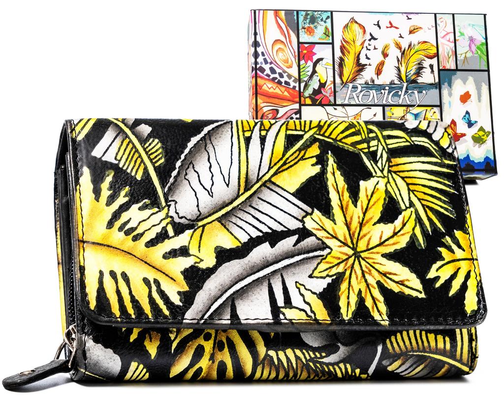 Women's leather wallet R-N0493-ART-19-7248