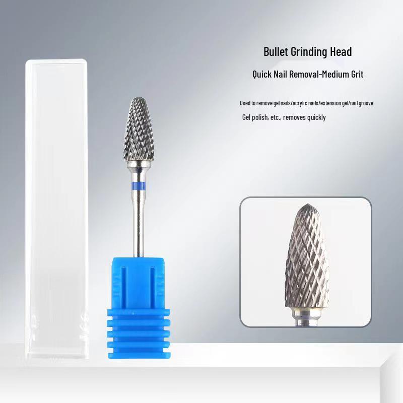 Nail Art Tungsten Steel Drill Bit for Cuticle Removal & Pre-treatment Gel Polish