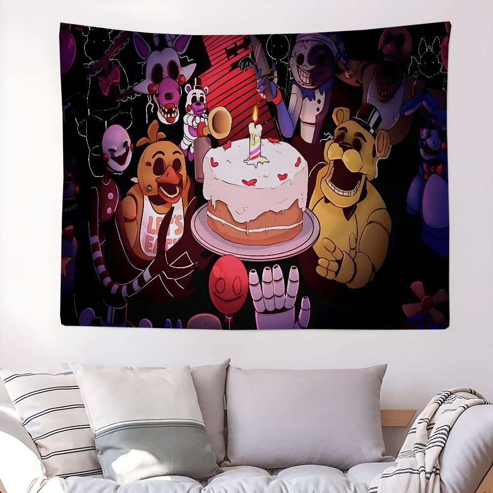 FFNAF FivenightsAtFreddys Colorful Tapestry Wall Hanging Cheap Hippie Bohemian Wall Tapestries Mandala Wall Hanging Sheets