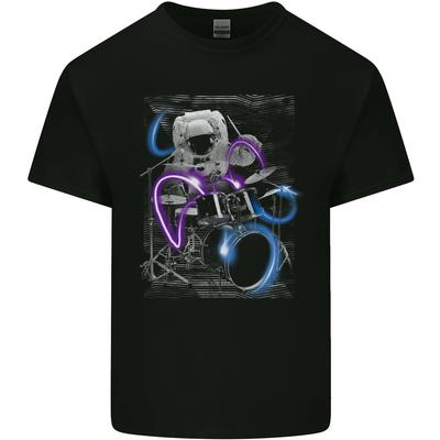 Astronaut Schlagzeuger Trommelnd Trommeln Herren Leichtes Baumwoll-T-Shirt Unisex T-Shirt