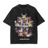 Hot Sale PS Game Undertale Sans Papyrus Graphic Print Vintage Washed TShirt Men Women Cotton Fashion Summer Tee Oversized Top