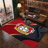 Bayer Leverkusen Football Print Crystal Velvet Rug, Comfortable Water Absorbent Non Slip Indoor Floor Carpet
