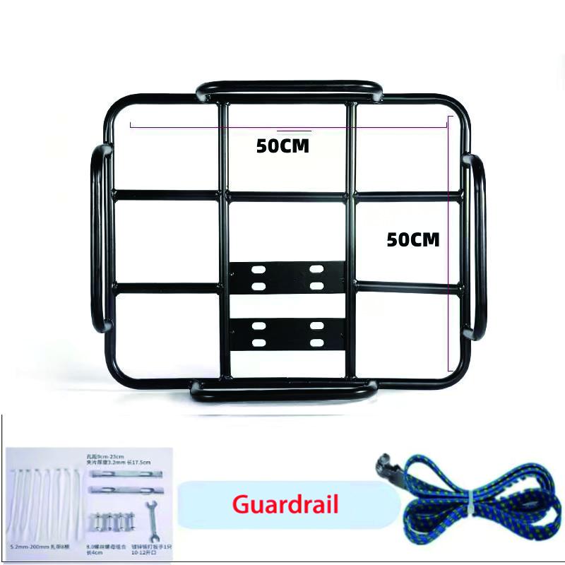 Food Delivery Box Rack Rear Grille Loading Seamless Steel Tube Freight Rack Universal For Motorcycle Electric Bicycle