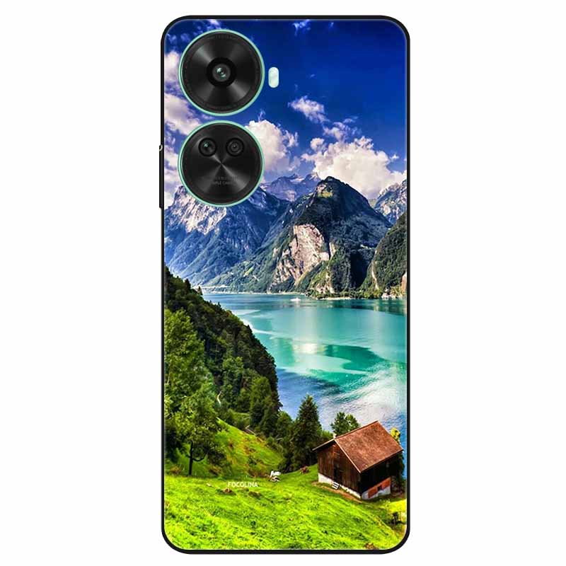 For Huawei Nova 12 SE Case Soft TPU Flowers Beautiful Pattern Phone Cases for Nova12SE Nova 12SE Protect Covers Silicone Capas