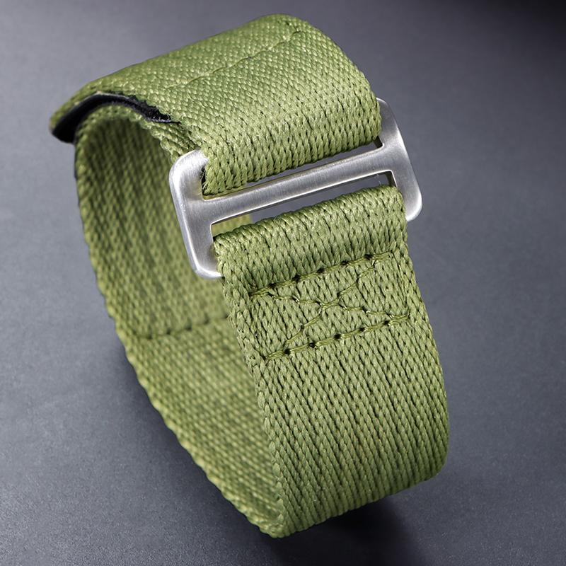 Premium Grade Nylon Strap 20mm 22mm Watch Bands Weave Breathable Bracelet Green Black Blue Wristband Belt Men Watch Accessories