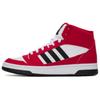 New BREAK START Non Slip Wear Resistant Shock Absorption Mid Top Basketball Shoes Men's White Red JI3405