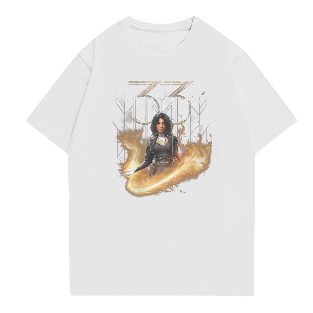 Modische Aldult Rundhals Kurzarm Arbeitskleidung Bedruckte Oberteile Für Sommeroberteile