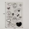 Cute Heart Stamps Cupcake Kids Craft Clear Stamps Scrapbook Album Embellishment