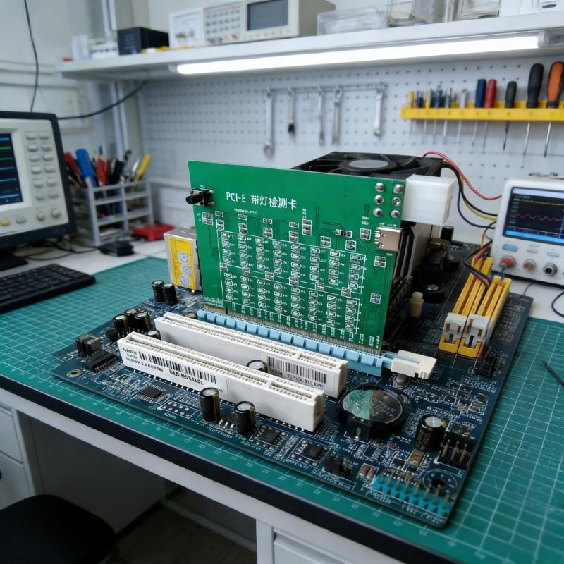 PCIE 16X Slot Diagnostic Card 16X Slot Tester With LED Indicators For Desktop Computer Hardware Testing Troubleshooting