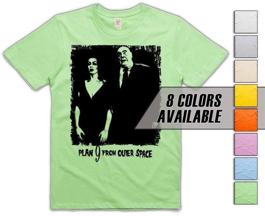 Plan 9 from Outer Space V18 (Vampira) Men's T-Shirt all sizes S-5XL 8 Colors available