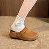 Birken Shoes Bag Head Half Slippers Women's Outer Wear 2025 Autumn New Thick Sole Inner Height Increase One Pedal Birken Shoes Single Shoes