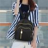 Female Backpack Large Capacity Anti-Theft Backpack Simple Black Bags For Women Girls Travel Rucksack Soft Nylon Shoulder Bag