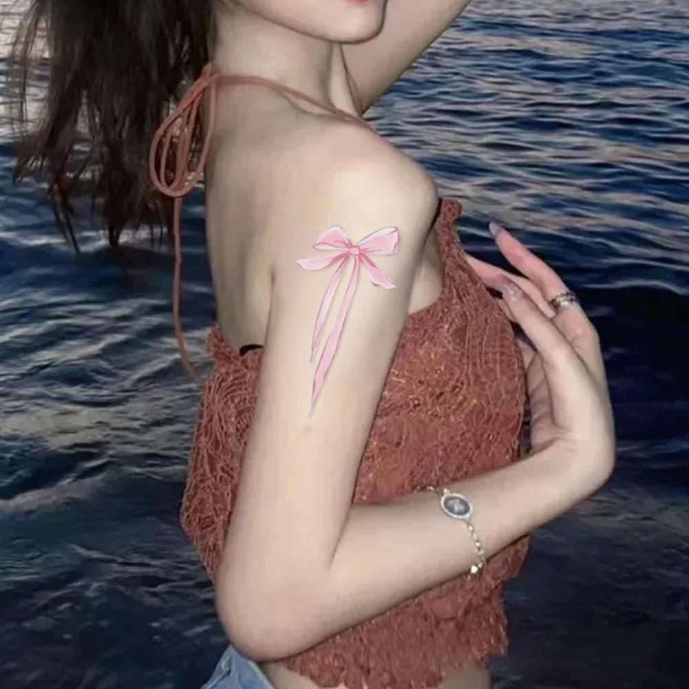 Girl Colorful Butterfly Tattoo Sticker Waterproof Niche Sticker Tattoo Long Tattoo Natural Last C5B0