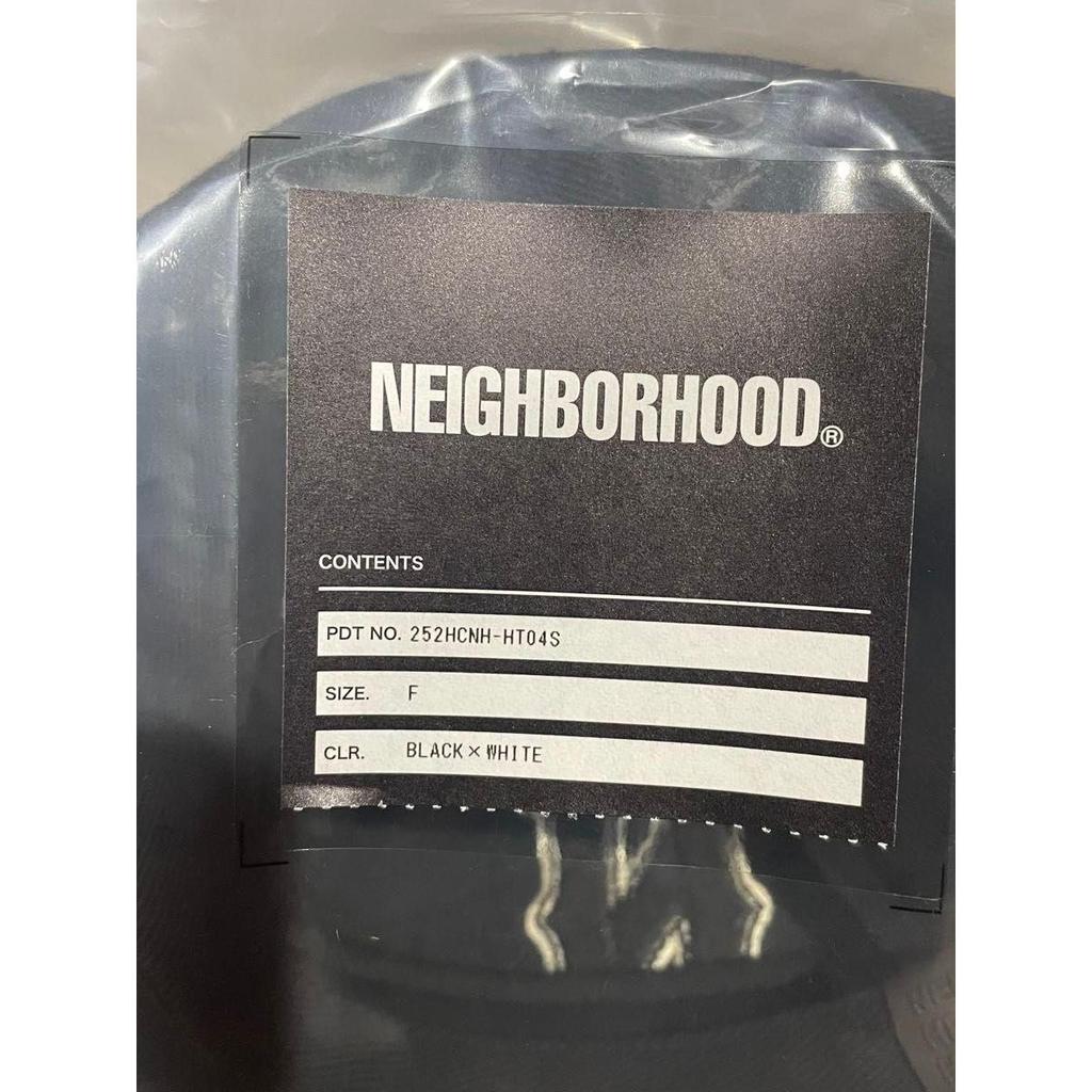 Used NEIGHBORHOOD Neighborhood Baseball Cap Unused 2026 First Sale Black Logo Embroidery