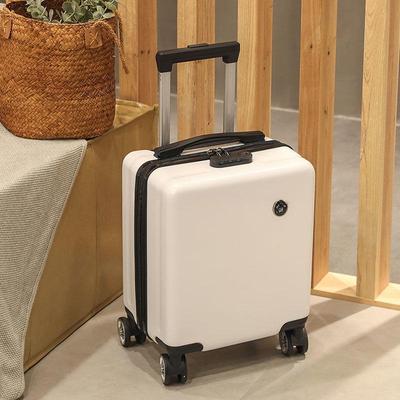 Maleta de Carrito Compacta de 12" – Combinación para Viajes de Primavera/West Air con Cerradura de Contraseña, Exterior de Cuero