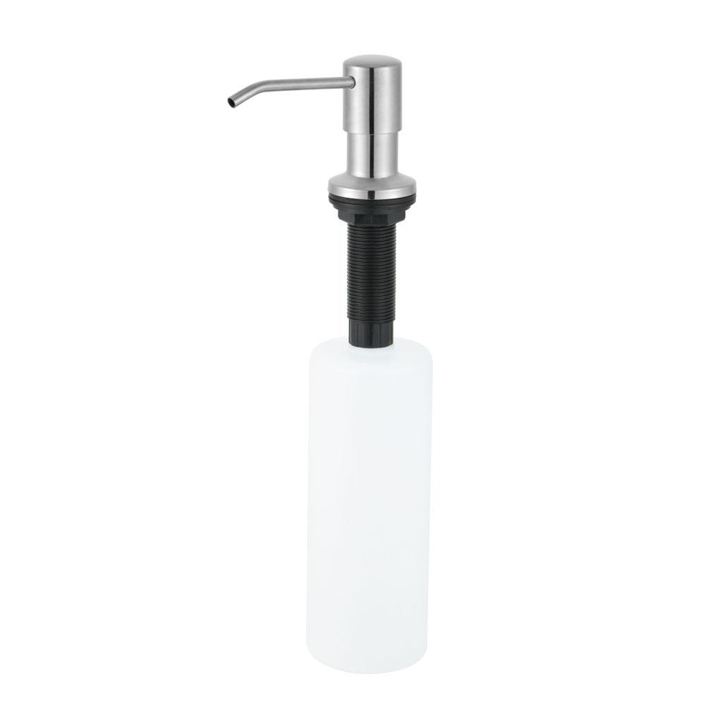 Modern Style Squeeze Bottle Soap Dispenser Sink Kitchen Built-In Sink Soap Dispenser Brushed for Kitchen Sink Counter Dispenser