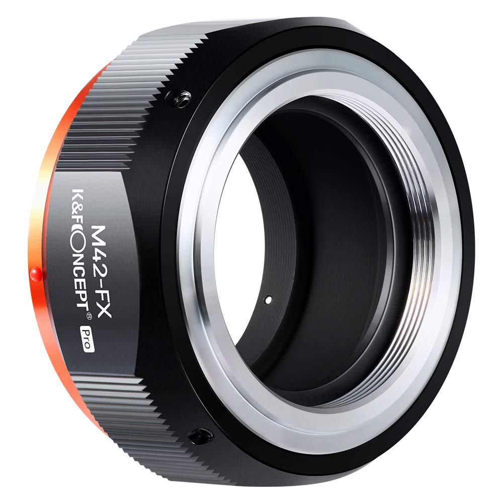 

Concept PRO II Mount Adapter for M42 Mount Lenses to Fujifilm FX X Mount Matte Infinity Direct from the Manufacturer K&F M42-FX Cameras, Finish,