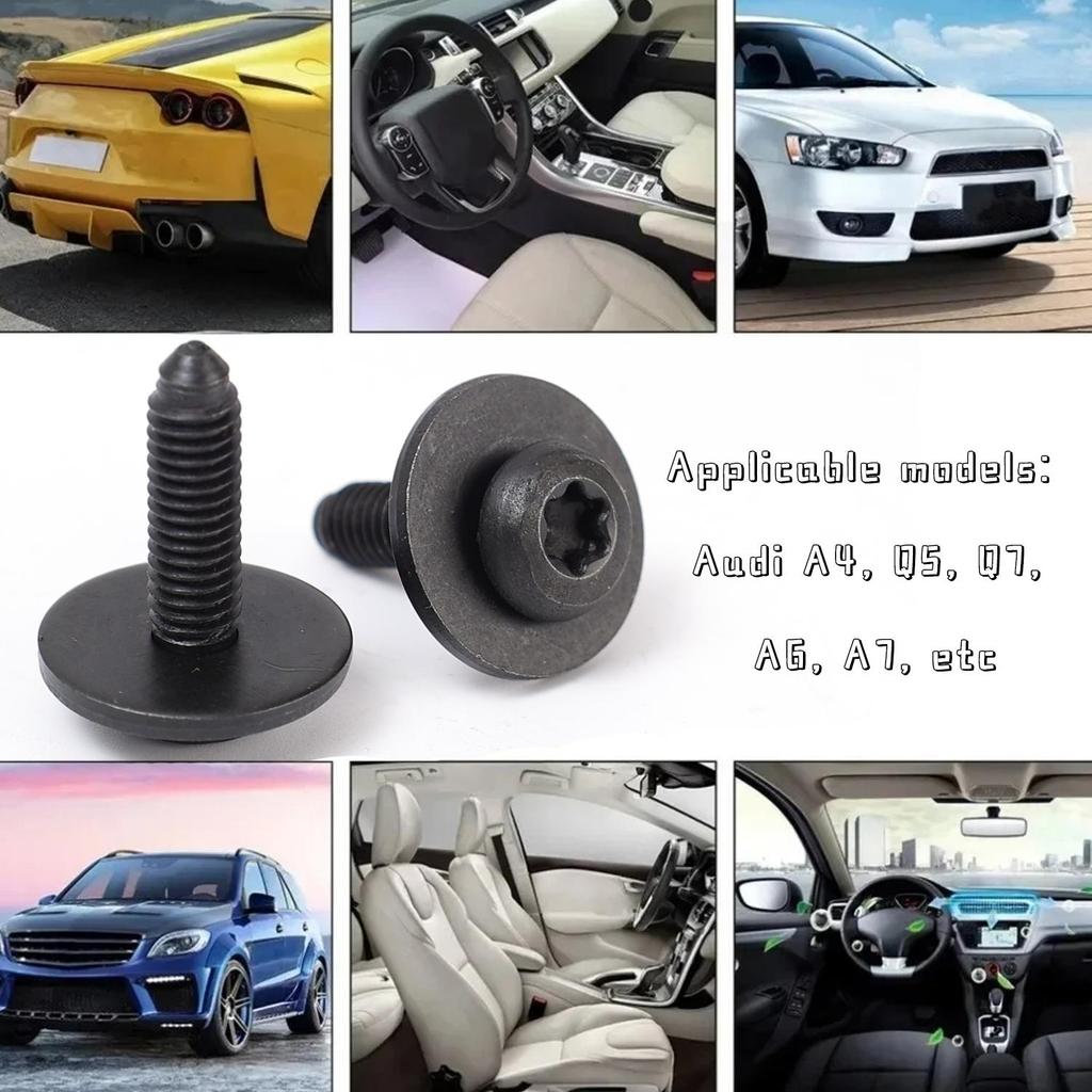 Винты из углеродистой стали для A4 S4 Q5 Q7 A6 A7 A5 A8 R8 для Passat B5 Golf 2010-2012 CloudFireGlory N90683302 Болт сборки фары M6