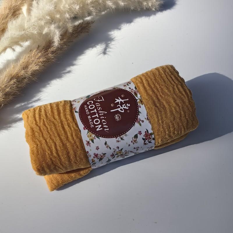 62-122 Colors Crinkle Cotton Underscarf Pleated Pompom Plain Hijab With Tassels Islamic Turban Warp