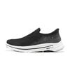 Go Walk 8 Cushioning Breathable Support Balance Lightweight Height Increasing Casual Shoes Men's Black White 216784-BKW