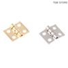 10Pcs Mini Brass Door Hinge Simulation Folding For 1/10 RC Crawler Car Trx4 1/14 Tamiya RC Dump Truck SCANIA 770S