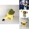 Lovable Pikachu Kawaii Stuffed Toy With Sad Frog Design For Children 15 Inches Plush