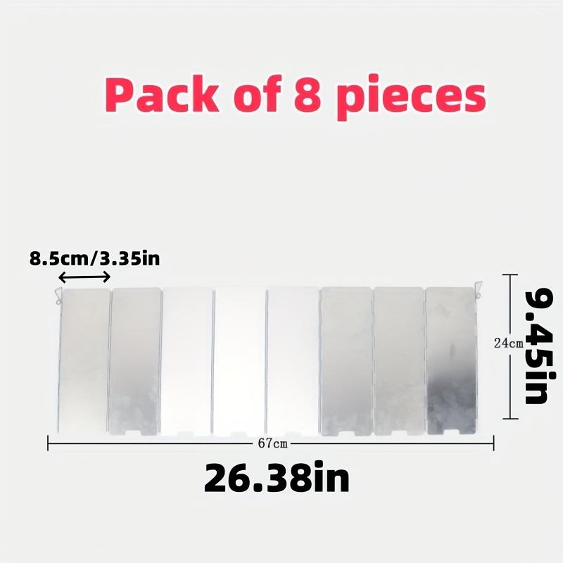 Outdoor Camping Folding Wind Deflector, Durable Aluminum Material, for Hiking, Picnics, Camping - Essential Accessory for Outdoor Cooking and Picnics
