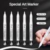 GUANGNA 5/1 PCS 16 Colors Direct-liquid Acrylic Paint Pens Brush Marker Pen for Rock Painting DIY Stationery School Art Supplies
