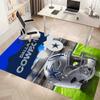 Dallas Cowboys Print Area Rug - Soft, Washable Non-Slip Indoor Mat for Office Chairs, Living Room, Home Office Decorative Rug