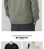 Men's 2025 Autumn/Winter Velvet Thickened Pullover Hoodie - Round Neck, Long Sleeve, Casual Sports Top