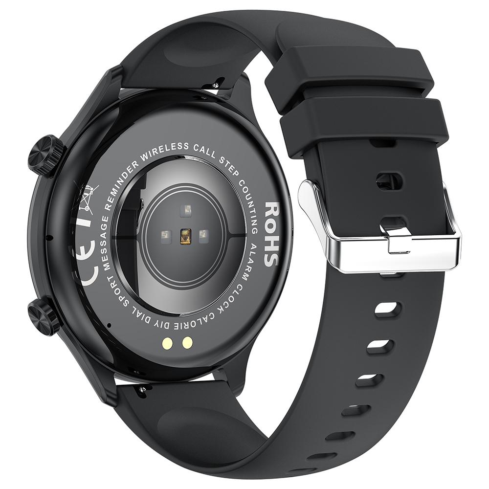 HK75 Ultra Thin Smart Watch AMOLED Screen Bluetooth-Compatible Calling NFC Waterproof Health Monitor Sports Watch