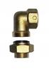 Brass Angle Union 3/8" Gw/Gz Brass