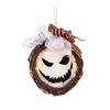 Halloween Wreath with Face Design for Front Door Decoration