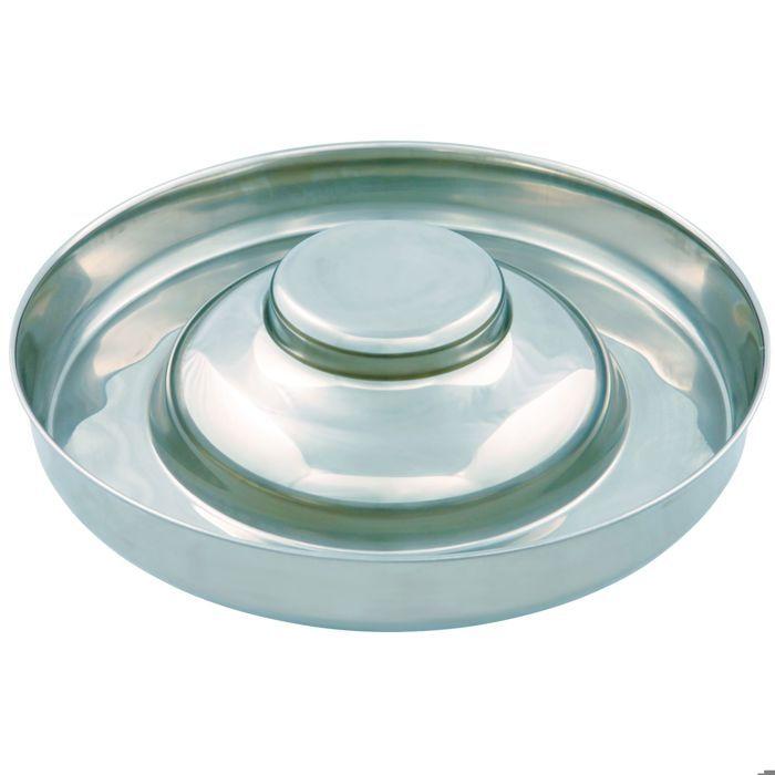 Skål - TRIXIE - 4,0 L - Rustfritt stål - For valper - Diameter 38 cm