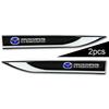 2PCS Side Sports Decals Car Body Decoration Stickers For MAZDA 2 3 6 ATENZA 3 BK BL 5 CR CW 6 II GH CX-7 ER MX-5 NC Car Products
