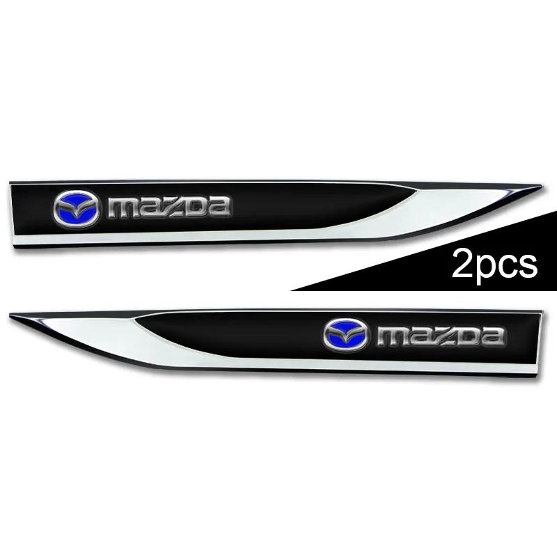 2PCS Side Sports Decals Car Body Decoration Stickers For MAZDA 2 3 6 ATENZA 3 BK BL 5 CR CW 6 II GH CX-7 ER MX-5 NC Car Products